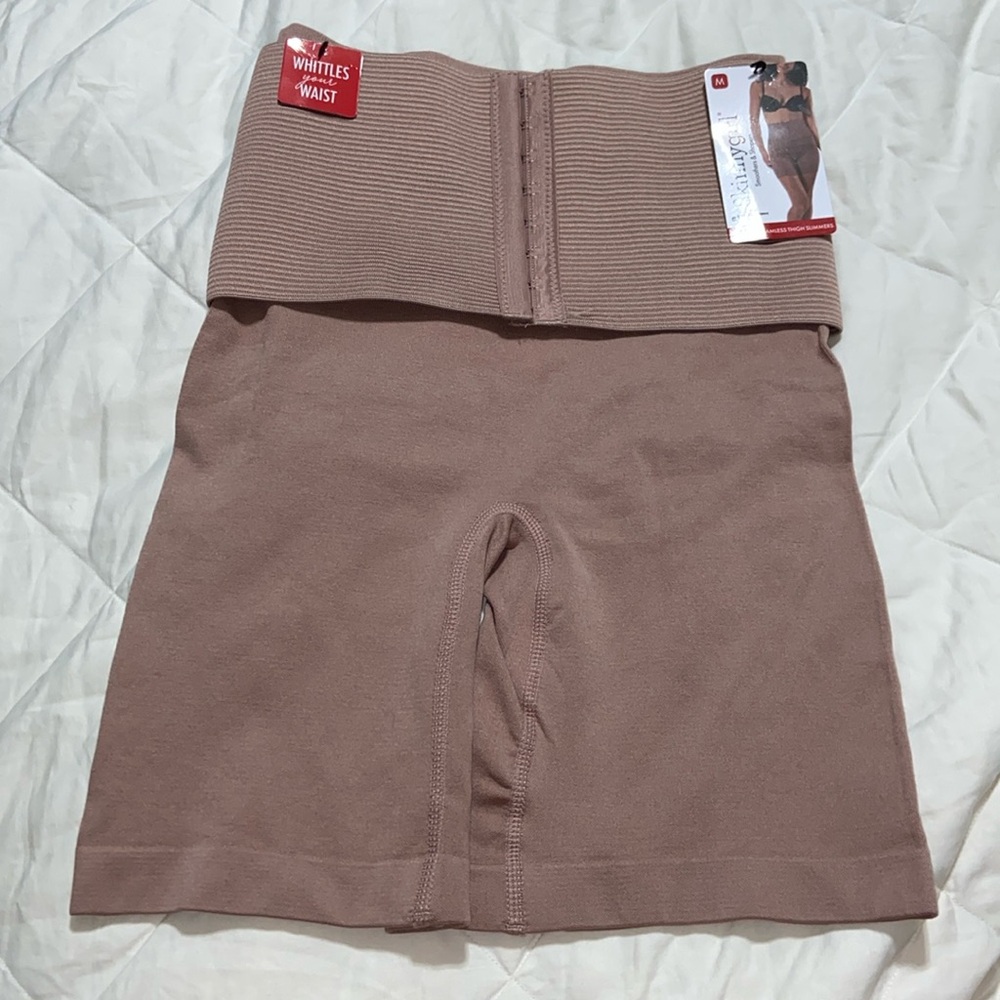 Nwt Skinnygirl Shaping Seamless Thigh Slimmers Smoothers Elastic Belly Band